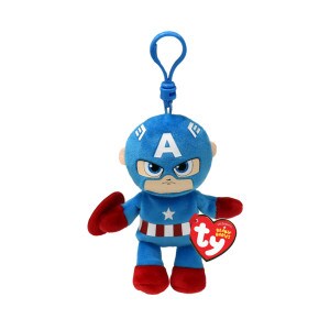 Beanie Boo Clip Captain America